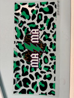Mama Green Cheetah Print